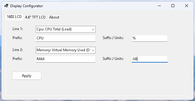 1602 LCD Tab Screenshot Placeholder